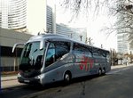 MAN IRIZAR von Sato Tours aus Spanien in Wien bei der UNO City gesehen.