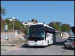 MAN Lion's Coach von VGH-Reisen aus Deutschland im Stadthafen Sassnitz.