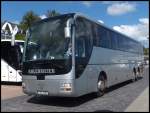 MAN Lion's Coach von Kolchmeier aus Deutschland im Stadthafen Sassnitz.