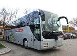 MAN Lions Coach von Mrztaler Reisen aus der Steiermark/sterreich in Krems gesehen.