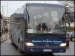 Mercedes Tourismo von Becker-Strelitz Reisen aus Deutschland in Bergen.