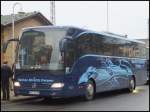 Mercedes Tourismo von Becker-Strelitz Reisen aus Deutschland in Bergen.