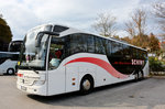 Mercedes Tourismo von Schiwy Reisen aus der BRD in Krems gesehen.