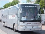 Mercedes Tourismo von Bohr aus Deutschland im Stadthafen Sassnitz.