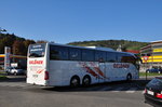 Mercedes Tourismo von Geldner Reisen aus Niedersterreich in Krems gesehen.