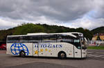 Mercedes Tourismo von Auto-Gaus aus der BRD in Krems gesehen.