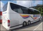 Mercedes Travego von Kessler aus Deutschland im Stadthafen Sassnitz.