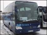 Mercedes Travego von GFB-Reisen aus Deutschland in Bergen.