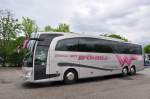 Mercedes Travego von Whrle Reisen aus der BRD am 9.5.2015 in Krems.