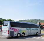 Mercedes Travego von Weidinger Reisen aus sterreich im Juni 2015 in Krems unterwegs.