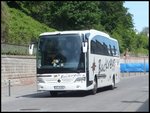 Mercedes Travego von Buckreus aus Deutschland im Stadthafen Sassnitz.