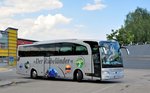 Mercedes Travego von  der Rbelnder  aus der BRD in Krems.