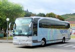 Mercedes Travego von Rigato aus Italien in Krems gesehen.