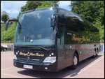 Mercedes Travego von Thüringer Rhön Tourist aus Deutschland im Stadthafen Sassnitz.