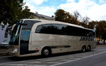 Mercedes Travego von Jakobi Reisen aus der BRD in Krems unterwegs.