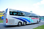 Mercedes Travego von Mller Reisen aus der BRD in Krems unterwegs.