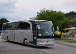 Mercedes Travego von Wrlitz Reisen aus der BRD in Krems gesehen.