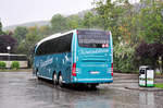 Mercedes Travego von Schrnig Reisen aus der BRD in Krems gesehen.