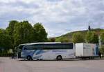 Mercedes Travego mit Radanhnger von Cattazzo Reisen aus Italien in Krems.