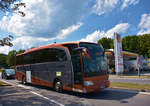 Mercedes Travego von Hengl Reisen aus der BRD 2017 in Krems.