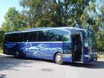 Mercedes Travego von Becker-Strelitz Reisen aus Deutschland in Stralsund.