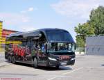 NEOPLAN Cityliner von KRIEG Reisen / Deutschland im August 2013 in Krems gesehen.