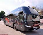 NEOPLAN Cityliner von KRIEG Reisen / Deutschland im August 2013 in Krems gesehen.