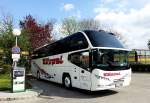 Neoplan Cityliner von Kppal aus Deutschland am 14.4.2014 in Krems gesehen.