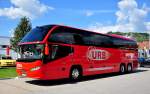 Neoplan Cityliner von URB / BRD im August 2014 in Krems gsehen.