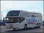 Neoplan Cityliner von Leitner aus Deutschland im Stadthafen Sassnitz.