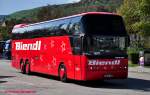 Neoplan Cityliner von Biendl Reisen aus der BRD am 8.Sept.2014 in Krems gesehen.