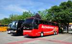 Neoplan Cityliner von Aschenbrenner Reisen aus der BRD und ein Setra 416 HDH sowie ein Volvo im Mai 2015 in Krems.