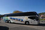 Neoplan Cityliner von Basel Reisen aus der BRD in Krems gesehen.