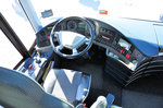 Cockpit im Neoplan Cityliner von Weiss Reisen aus Graz/sterreich,Mannschaftsbus des SK Sturm Graz.