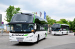 Neoplan Cityliner von Dr.Richard Reisen aus Wien in Krems gesehen.