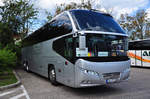 Neoplan Cityliner vom Reisebro Stempfl aus der BRD in Krems gesehen.