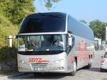 Neoplan Cityliner von Seitz aus Deutschland im Stadthafen Sassnitz.