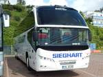 Neoplan Cityliner von Sieghart aus Deutschland im Stadthafen Sassnitz.