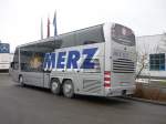 Ein Merz-Reisen Neoplan Skyliner in Herrenberg Am 28.02.2013