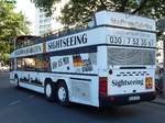 Neoplan Skyliner von Der Tempelhofer aus Deutschland in Berlin.