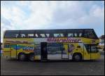 Neoplan Spaceliner von JobTours aus Deutschland im Stadthafen Sassnitz.