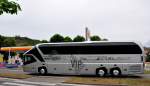 Neoplan Starliner aus Ungarn am 11.Mai 2014 in Krems unterwegs.