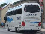 Neoplan Starliner von Gehle aus Deutschland in Sassnitz.