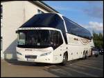 Neoplan Starliner von Bohr aus Deutschland im Gewerbegebiet Sassnitz.