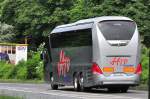 Neoplan Starliner von Sato tour aus Spanien im Mai 2015 in Krems unterwegs.