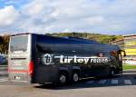 SCANIA Touring - Higer von tirtey Reisen aus der BRD am 21.10.2014 in Krems.