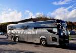 SCANIA Touring - Higer von tirtey Reisen aus der BRD am 21.10.2014 in Krems.