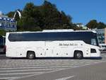 Scania Touring von PKS Radzyń Podlaski aus Polen im Stadthafen Sassnitz.