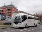 SCANIA IRIZAR von VEGA TOURS aus der CZ im Jnner 2013 in Krems an der Donau.