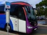 Frankreich, Languedoc-Roussillon, Hrault, Montpellier Sabines (an der Trambahn Linie 2): ein iD BUS der SNCF (IRIZAR i6) auf der Fahrt nach Spanien.